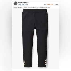 Hope and Henry black horseback riding pants
